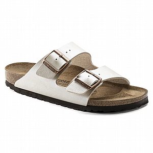 כפכפי נשים אריזונה פרל לבן Birkenstock | Arizona Birko-Flor Graceful Pearl White כפכפי נשים אריזונה פרל לבן Birkenstock | Arizona Birko-Flor Graceful Pearl White