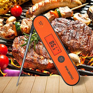 מד חום נעץ - נטען עמיד למים הסדרה החדשה INKBIRD מד חום נעץ - נטען עמיד למים הסדרה החדשה INKBIRD